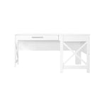 Alaska Modern Farmhouse L-Shaped Desk with Drawer