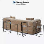 80.7 5-in-1 Convertible Sleeper Sofa Bed ??Corduroy, 1200 lbs, No Assembly