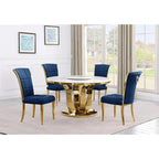 Best Quality Furniture D325-SC324-7 5 Piece Round Dining Set
