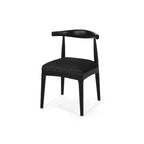 Cortina Fabric and Rubberwood Dining Chairs (Set of 2) by Christopher Knight Home