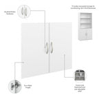 Tall 5 Shelf Bookcase with Doors