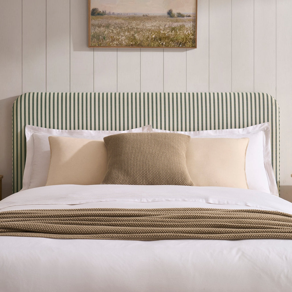 Storage Bed - Sage Stripe