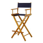 Honey Oak Frame 30-inch Directors Chair