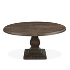 60 Round Weathered Mango Dining Table