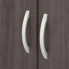 Tall 5 Shelf Bookcase with Doors