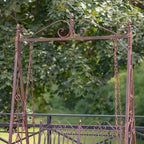 Iron Swing Bench Tserovani in Bronze - 57.5x35x91