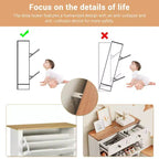 Slim Shoe Storage Cabinet with 2 Drawers and 2 Drawers Freestanding
