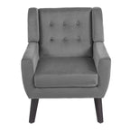 Set of 2 Velvet Living Room Accent Chair Upholstered Armchair
