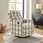 Diana Modern Polyester 360-degree Swivel Rocker Recliner by HULALA HOME