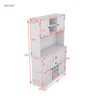 73.8H Kitchen Cabinet with Storage