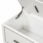 Shoe Bench with Removable Cushion and Hidden Storage for Entryway and Living Room Organization