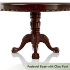 Formal Brown Cherry 48-inch Dining Table