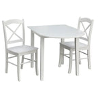 Simple Living Country Cottage Drop Leaf 3-piece Dining Set