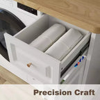 82.6 Laundry Countertop Storage with Adjustable Shelf & Drawer, Washer Dryer Countertop for Laundry Room