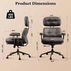 HOMLUX High Back Executive Office Chair Recline Function Ergonomic Desk Chair with Comfy Lumbar & Neck Support