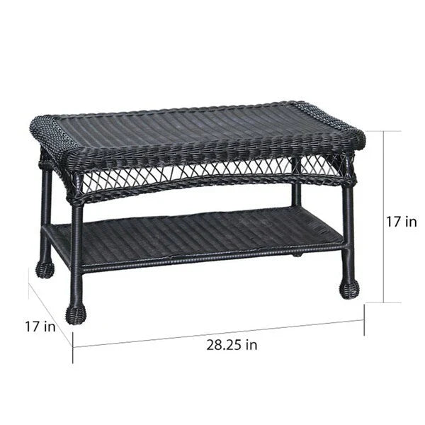 Wicker Patio 4-piece Conversation Set