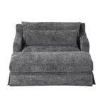 Polibi Extra-Deep Chenille Sofa Bed Chair