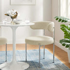 Albie Fabric Dining Chairs - Set of 2