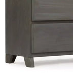 Solid Wood Farmhouse 6 Drawer Dresser