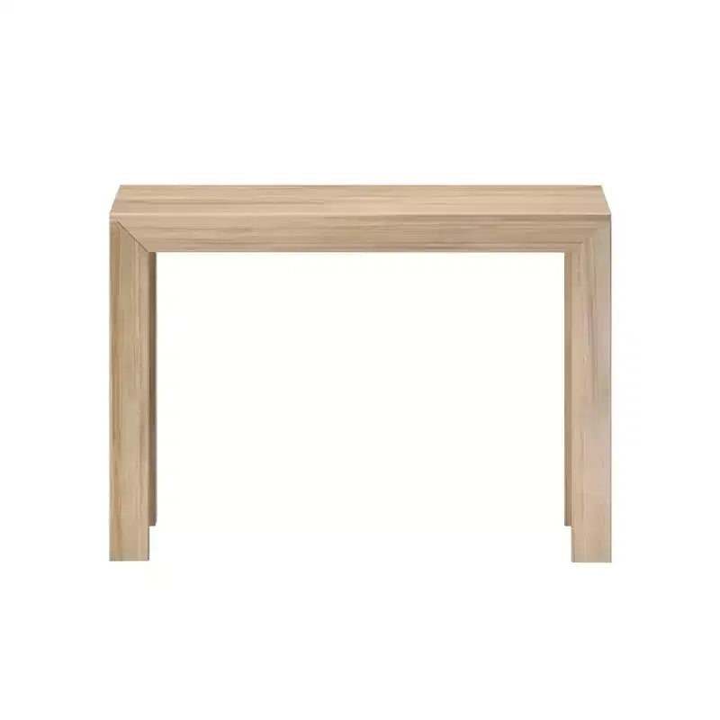 Plank+Beam 46 Modern Solid Wood Console Table, Narrow Entryway Table, Behind The Couch