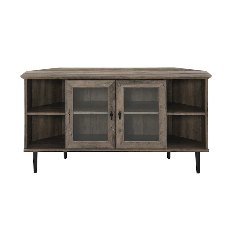 Middlebrook 48-inch Glass Door Corner TV Stand