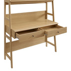 Office Desk with Bookshelf and Storage Drawers