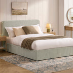 Storage Bed - Sage Stripe