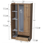 Tall Armoire/ Wardrobe by Inval