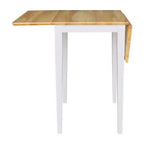 Espresso Drop Leaf Dining Table, Seats 4