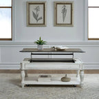 Magnolia Manor Antique White Lift Top Cocktail Table