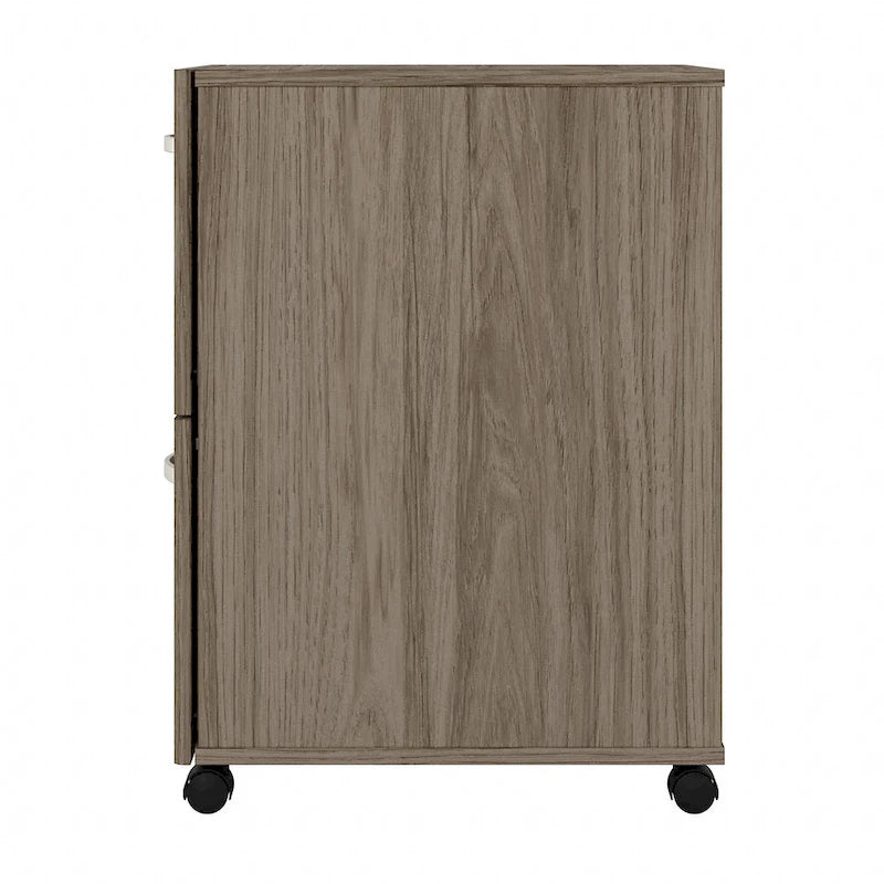 Hybrid 2 Drawer Mobile File Cabinet