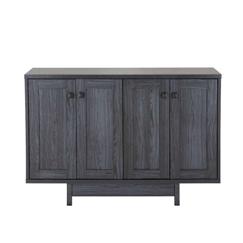 47W Sideboard Storage Cabinet, Dining Server Cupboard Buffet Table with Two Storage Cabinets