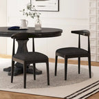 Cortina Fabric and Rubberwood Dining Chairs (Set of 2) by Christopher Knight Home