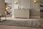 Adeline Credenza - Three Shagreen Finished Doors - Light Cream Finish