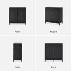 Mopio Brooklyn Storage Cabinet, Modern Farmhouse Entryway Accent Cabinet, Buffet Sideboard, Credenza