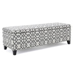 Modern Upholstered Storage Bench for Living Room Entryway