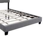 Queen Size Adjustable Upholstered Bed Frame Stylish Durable And Dirt-resistant, No Need For Bulky Innerspring Mattresses
