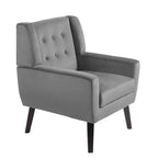 Set of 2 Velvet Living Room Accent Chair Upholstered Armchair