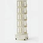 Wooden Vertical Narrow Rotating Bookcase