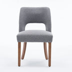 Set of 4 Fabric-upholstered Dining Chairs