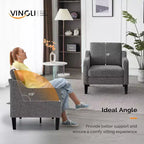 Accent Chair for Living Room Chairs Reading Chair Mid Century Modern Chair