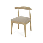 Cortina Fabric and Rubberwood Dining Chairs (Set of 2) by Christopher Knight Home