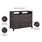 Somerset Tall TV Stand with Storage by Bush Furniture