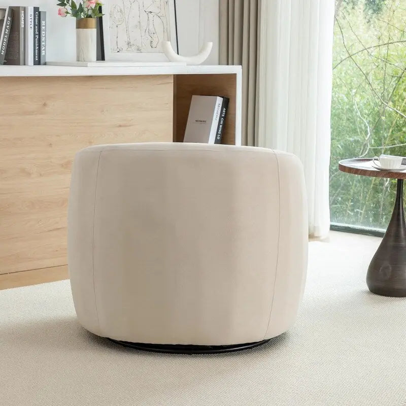 Modern Swivel Barrel Accent Chair