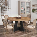 47 Inch Round Dining Table for 4 people