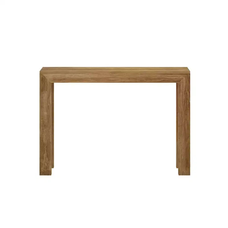 Plank+Beam 46 Modern Solid Wood Console Table, Narrow Entryway Table, Behind The Couch