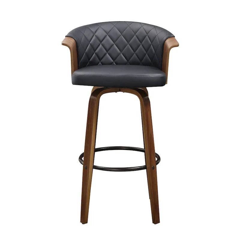 Art Leon Mid-century Modern Swivel Counter Stools (Set of 2)