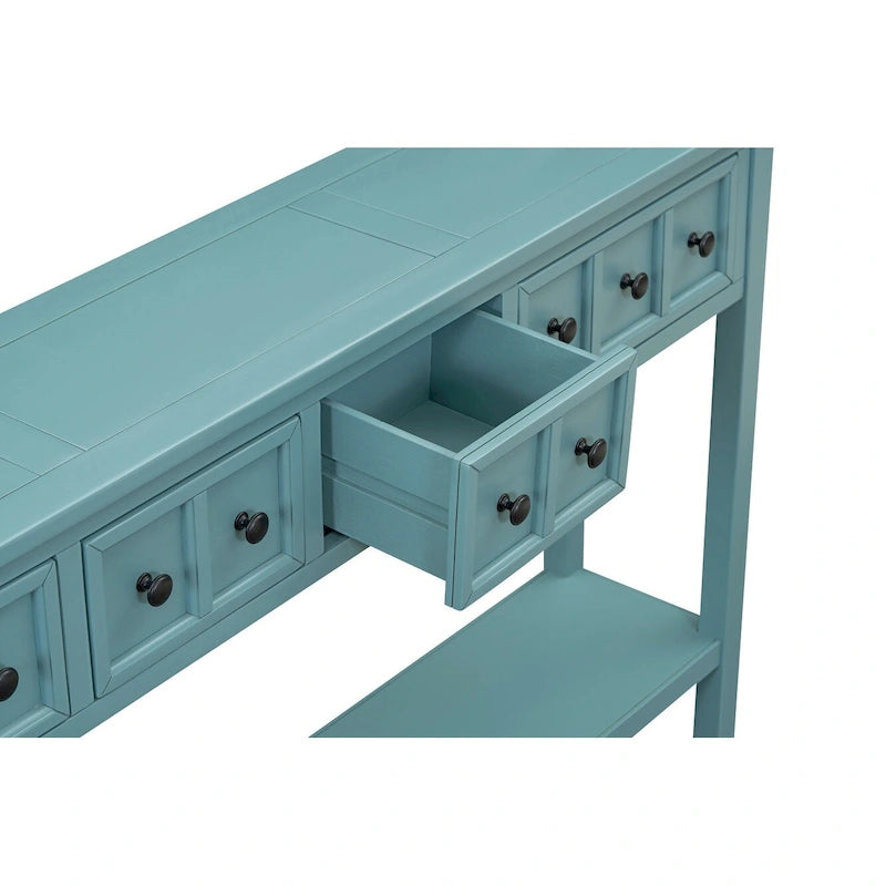 Rustic Entryway Console Table