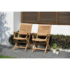 Amazonia Teak Sessa 13 piece Extendable Patio Dining Set - 13 Piece