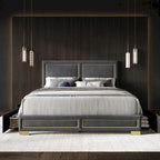 Jasper Full Upholstered Storage Platform Bed